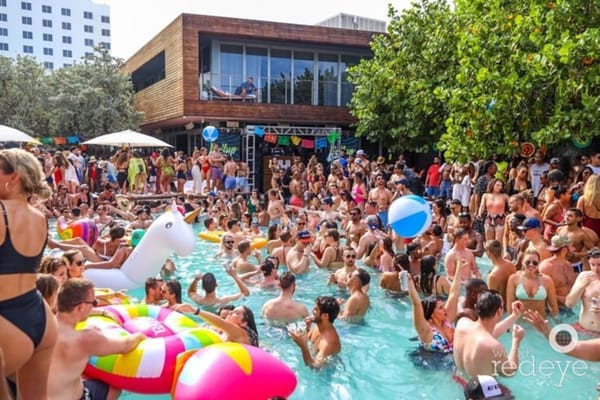 SLS Pool Party at Hyde Beach